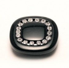 Bottoni acrilici con strass