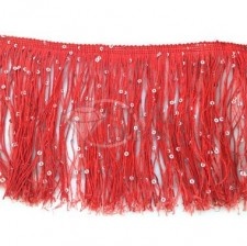 Frange con paillettes