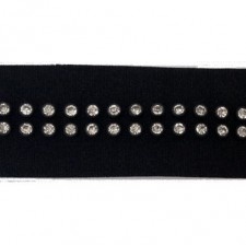 Gallon strass su stoffa