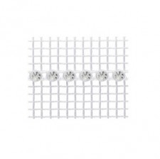 Gallon strass con rete ai lati