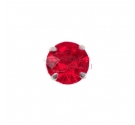 TONDO ROSSO CON CASTONE GARNET