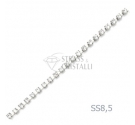 CATENA STRASS SS 8,5 ARGENTO 2,5 mm